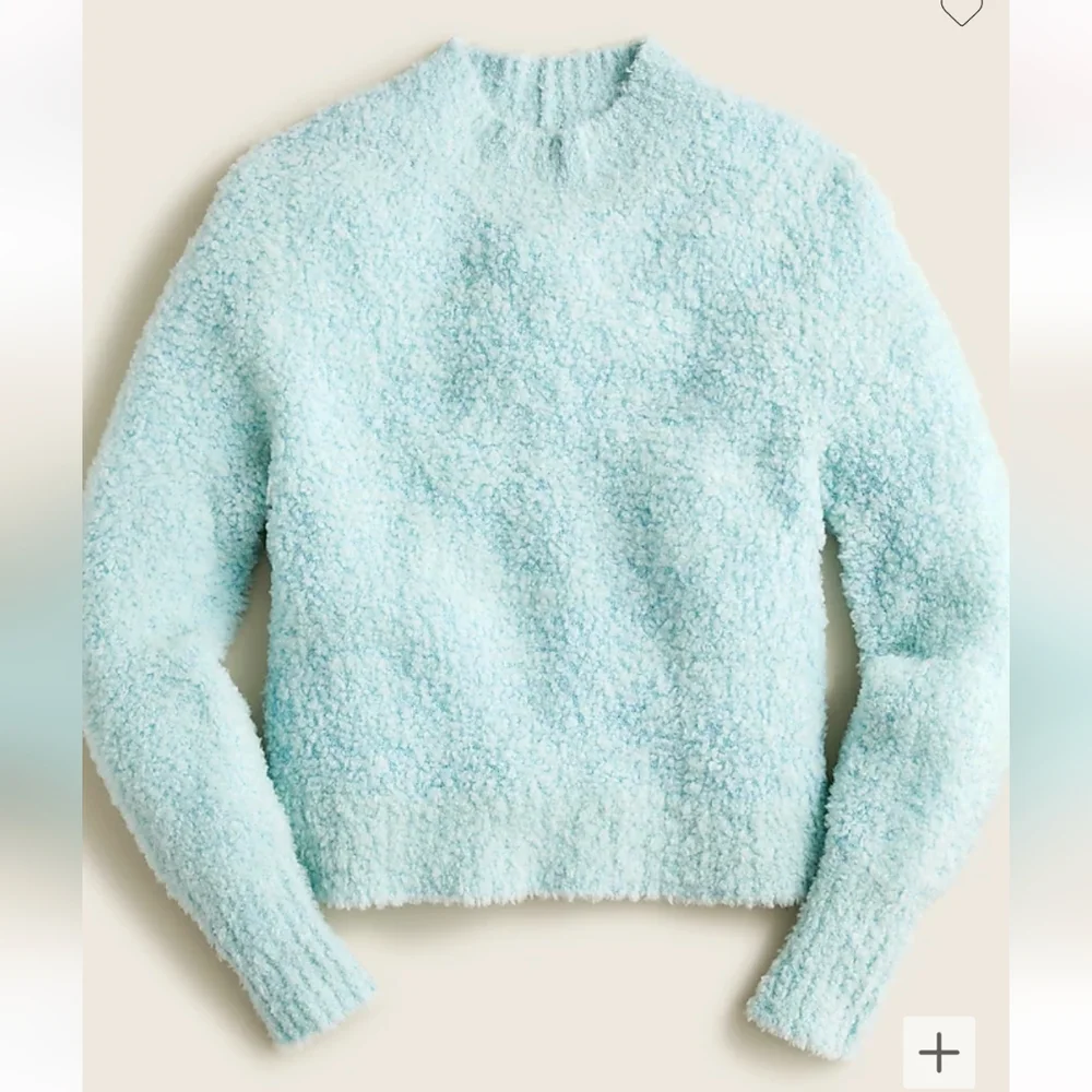 J. Crew Aqua Mockneck Sweater - Picture 1 of 5